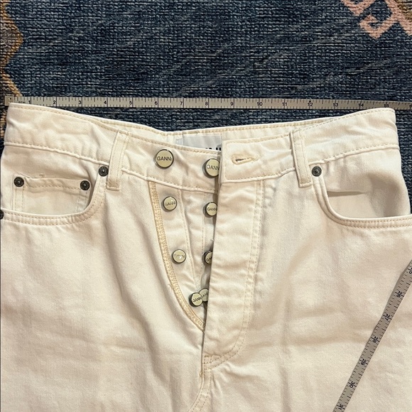 Ganni White Denim Skirt - Picture 3 of 3
